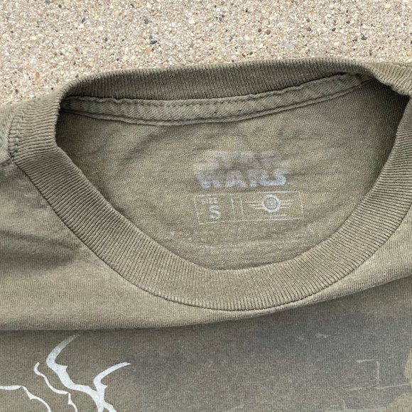 Star Wars Boba Fett Collecting The Bounty Military Green T-Shirt S Small - Picture 5 of 8